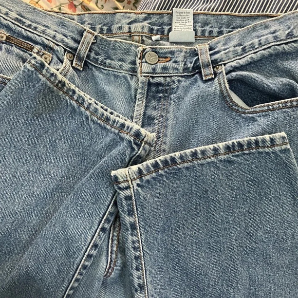 Vintage Calvin Klein Light Wash Blue Mom Jeans Made  in Canada 31" - Picture 10 of 11